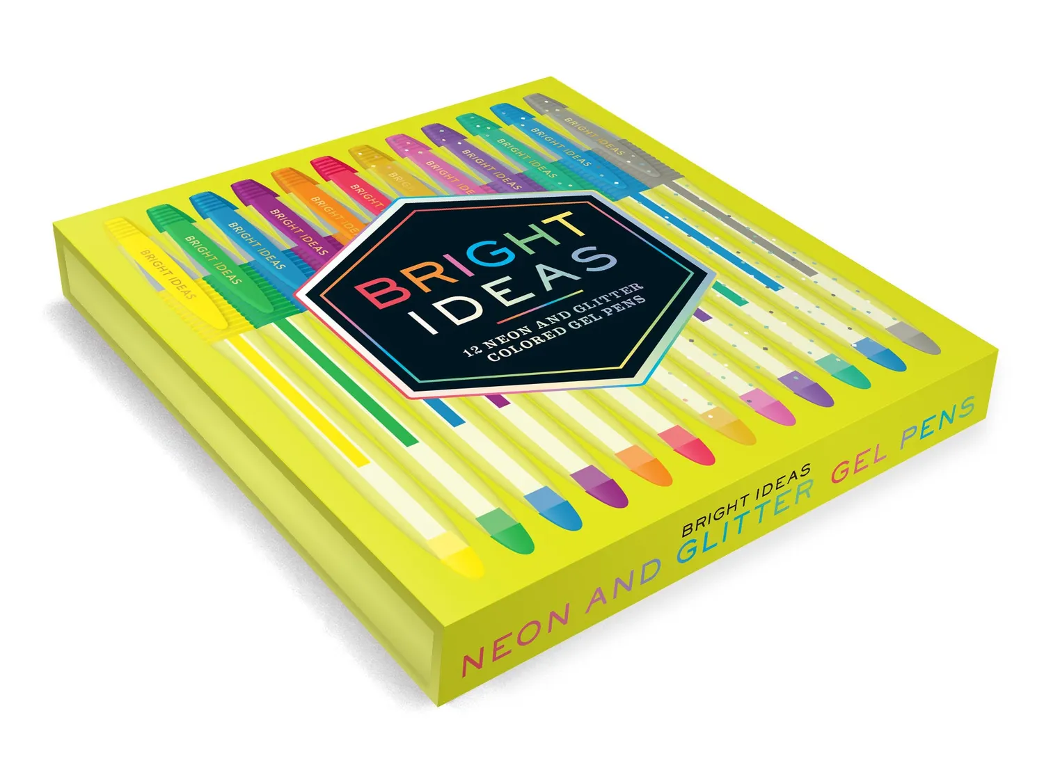 Abrams Bright Ideas gelpenner 12-pakning neon