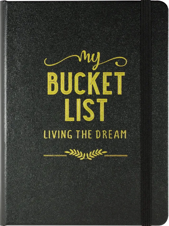 Peter Pauper Press My Bucket List Living the Dream dagbok innbundet