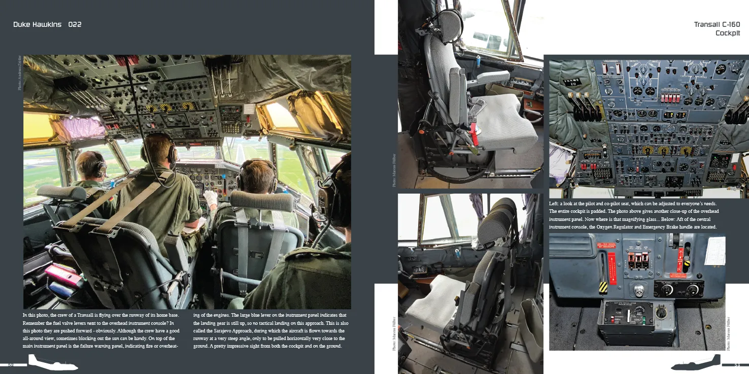 Duke Hawkins C-160 Transall bok 116 sider walkaround