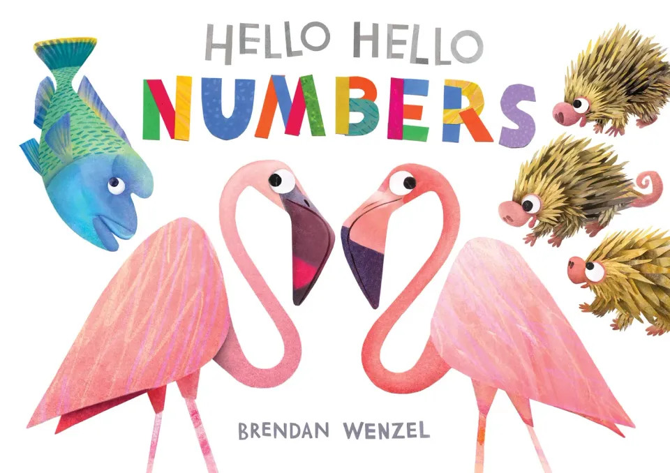 Abrams & Chronicle Books Hello Hello Numbers pekebok dyr tall