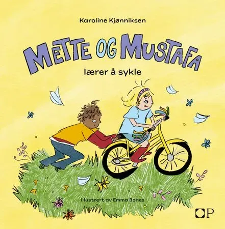 Bokia Mette og Mustafa lærer seg å sykle innbundet