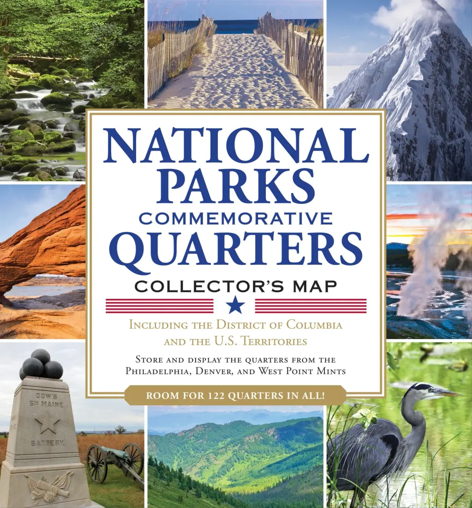 Peter Pauper Press National Parks quarters samlemappe 2010-2021