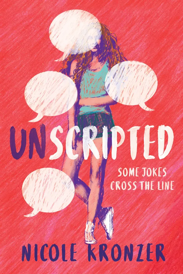 Amulet Books Unscripted innbundet ungdomsroman improv