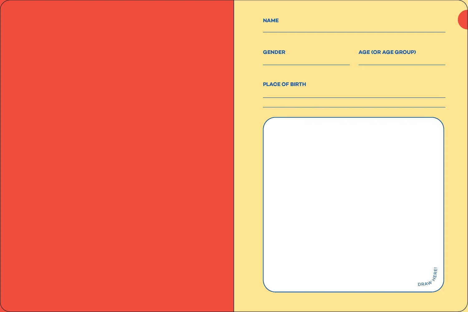 Abrams and Chronicle A Writer’s Journal for Creating Characters dagbok guidet