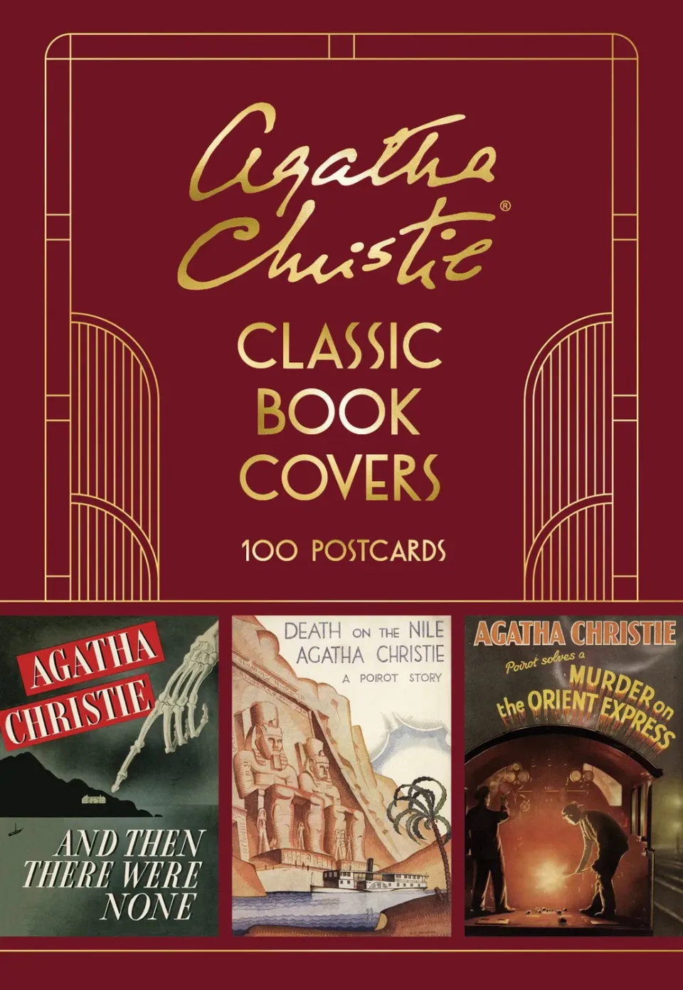 Abrams & Chronicle Books Agatha Christie 100 postkortbok