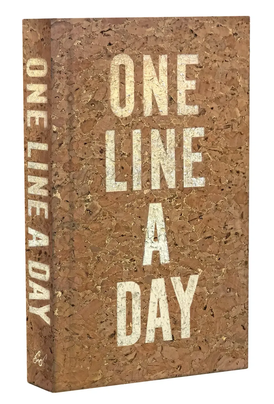 Chronicle Books Cork One Line a Day dagbok femårs kork