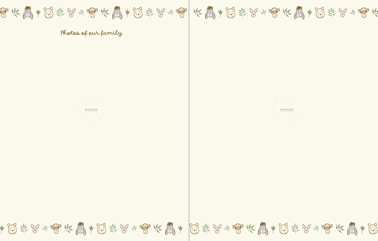 Disney Winnie the Pooh Baby Book minnebok baby
