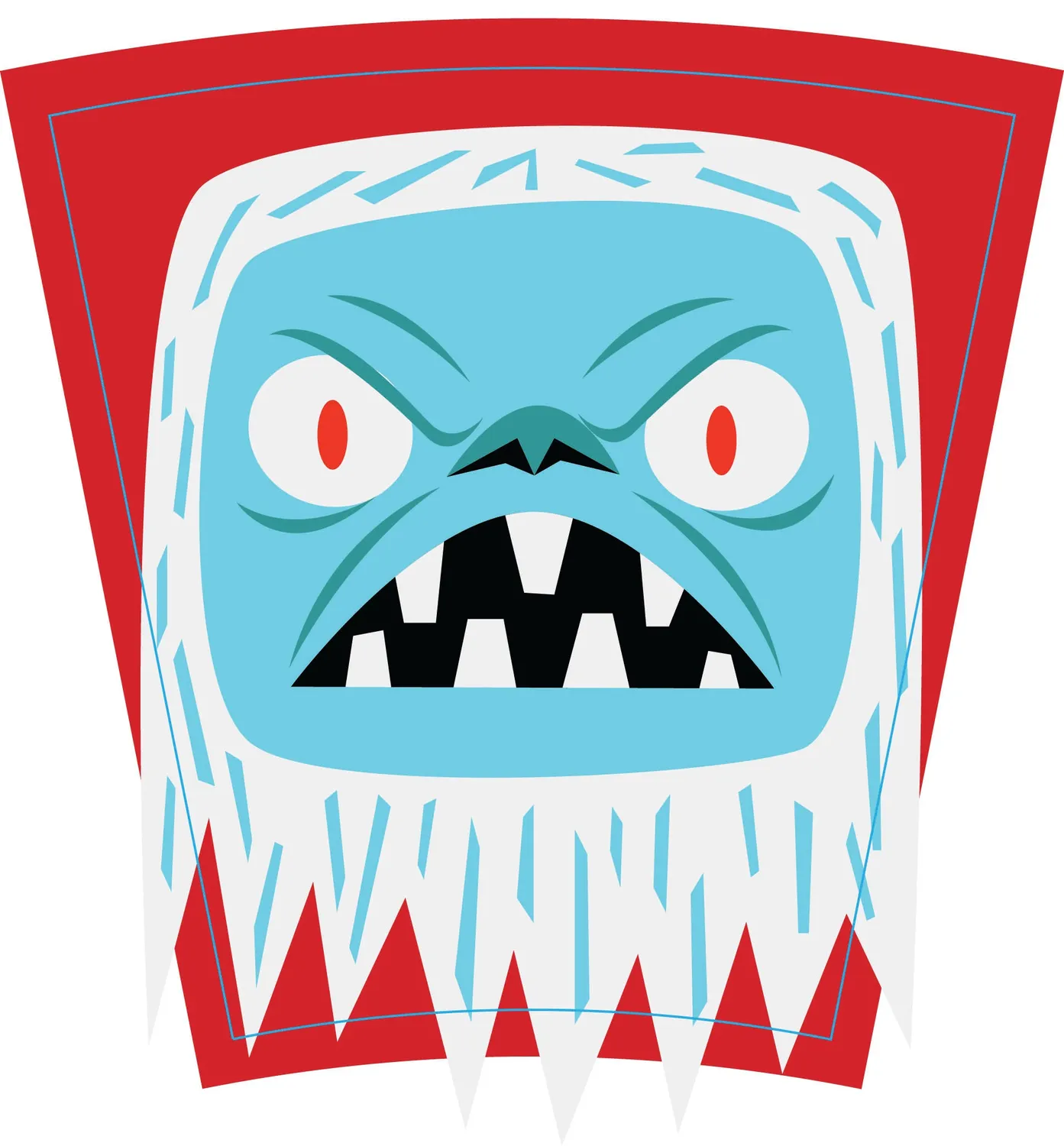 Gamago Yeti and Friends puslespill 16 brikker tosidig