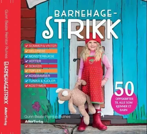 Bokia Barnehagestrikk brukt bok pent brukt hobbybok
