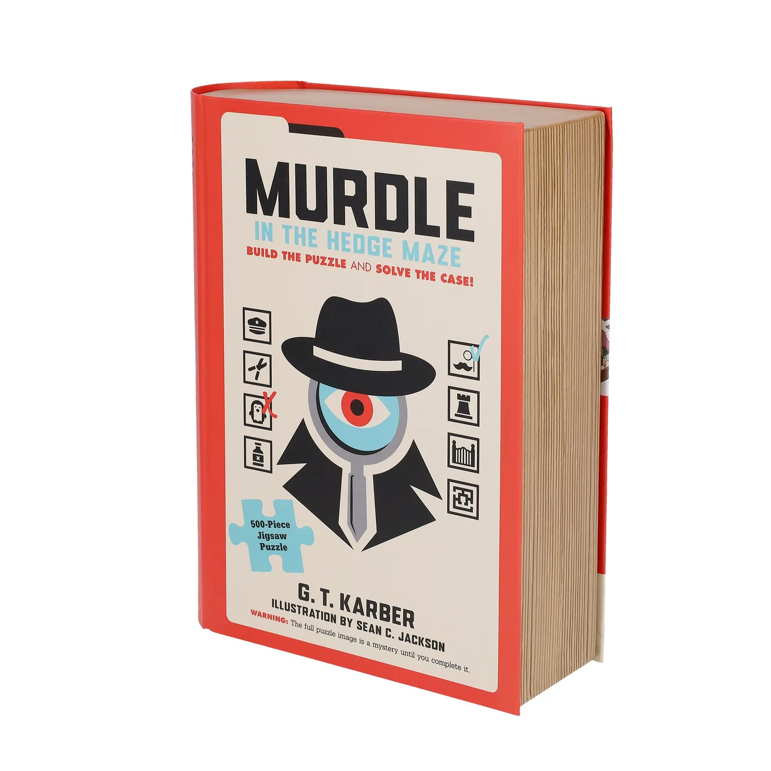 Murdle Hedge Maze puslespill 500 brikker krimlabyrint