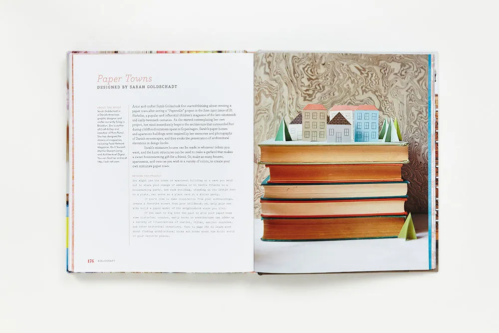 Jessica Pigza Bibliocraft innbundet hobbybok bibliotek-DIY