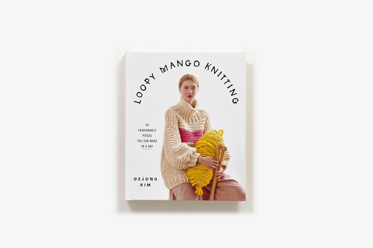 Abrams Loopy Mango Knitting innbundet strikkebok 34 mønstre