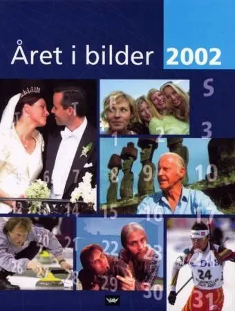 Bokia Året i bilder 2002 innbundet bok pent brukt samlebok