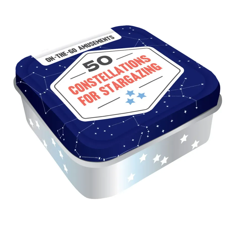 On-the-Go 50 Constellations kort stjernekikking boks