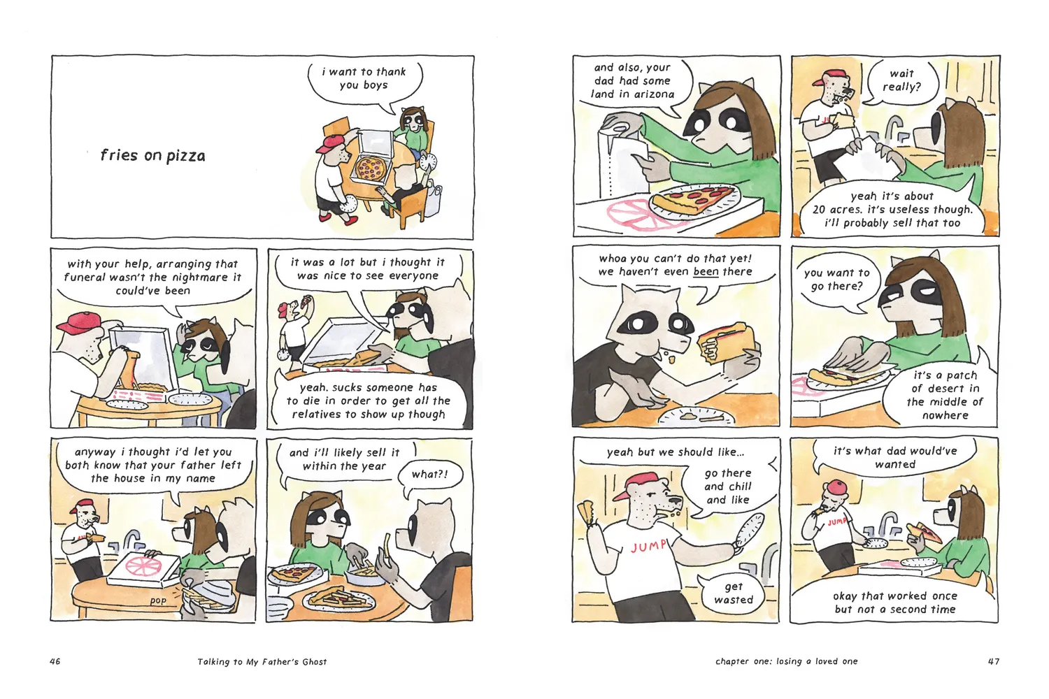 Chronicle Books Talking to My Father’s Ghost tegneserieroman pocket
