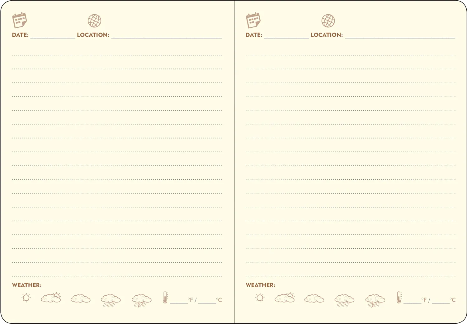 Peter Pauper Press Artisan Page-A-Day Travel reisejournal 176 sider
