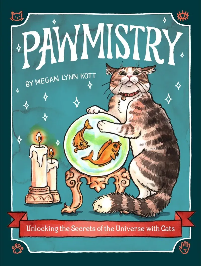 Abrams and Chronicle Pawmistry innbundet bok om katter
