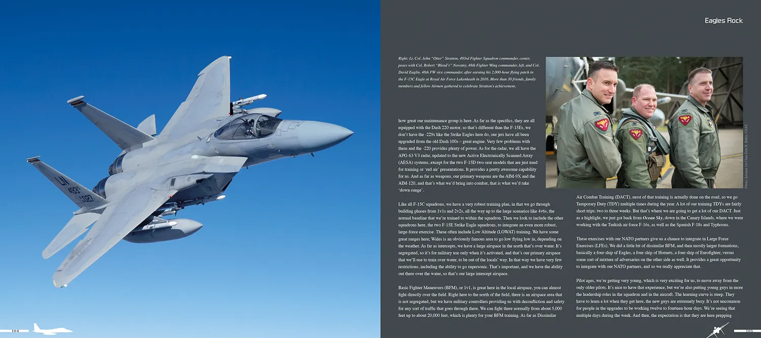 Duke Hawkins Eagles Rock bok innbundet F-15 172 sider