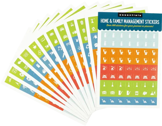 Essentials Home & Family klistremerker 900 stk planlegger