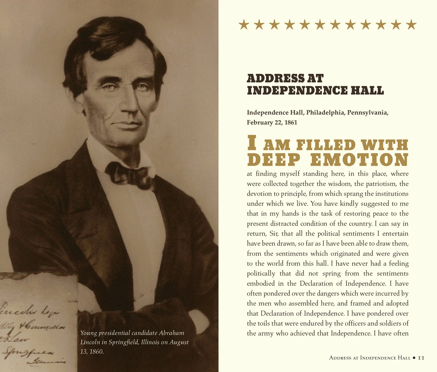 Peter Pauper Press The Gettysburg Address gavebok