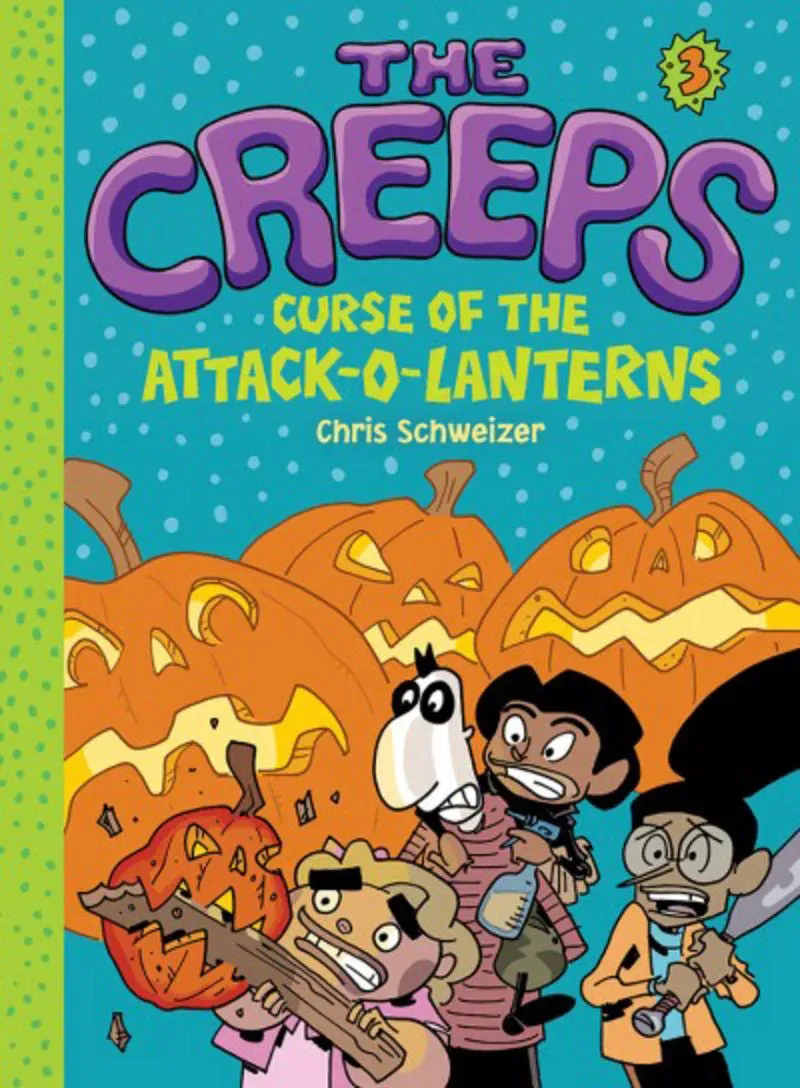 The Creeps Book 3 Curse Attack-o-Lanterns pocket barnebok