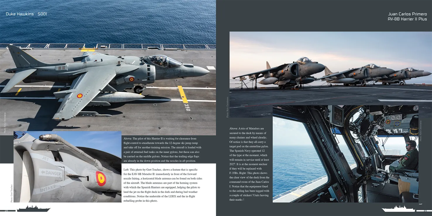 Duke Hawkins Aircraft Carrier Juan Carlos I bok hangarskip