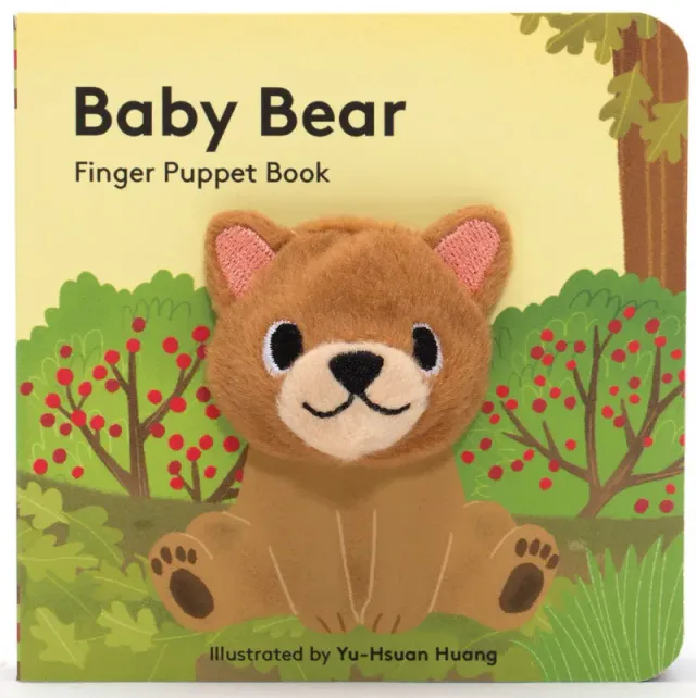 Chronicle Books Little Finger Puppet Baby Bear pekebok fingerdukke 1–2 år