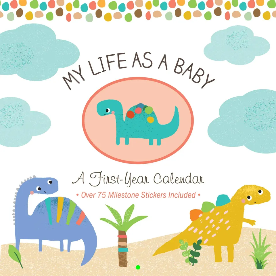 Peter Pauper Press My Life as a Baby kalender dinosaur 13 mnd