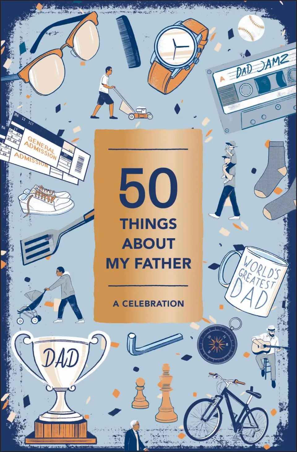 50 Things About My Father fyll-inn gavebok til far