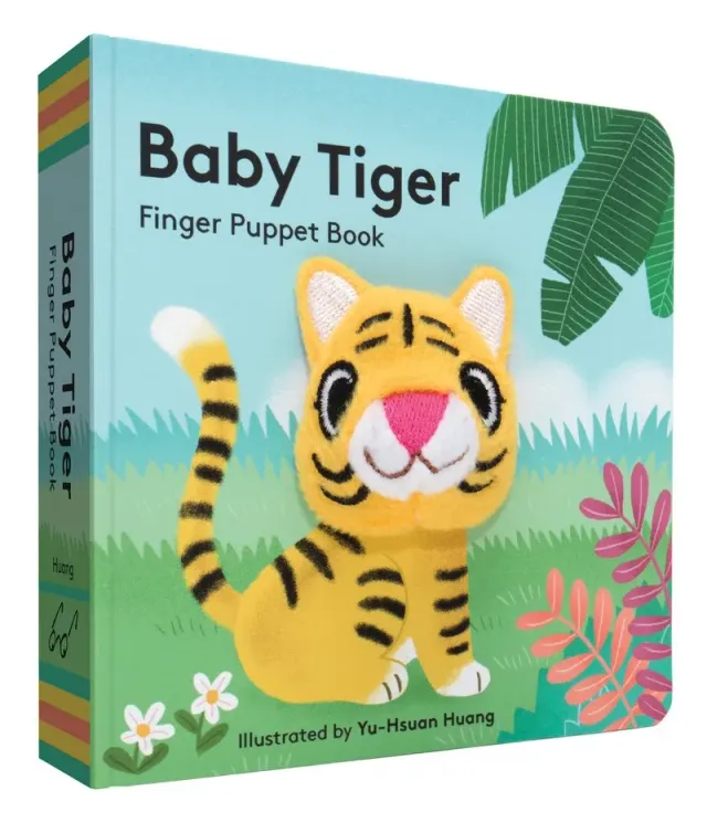 Baby Tiger fingerdukke bok peke-bok 1-2 år kosefortelling