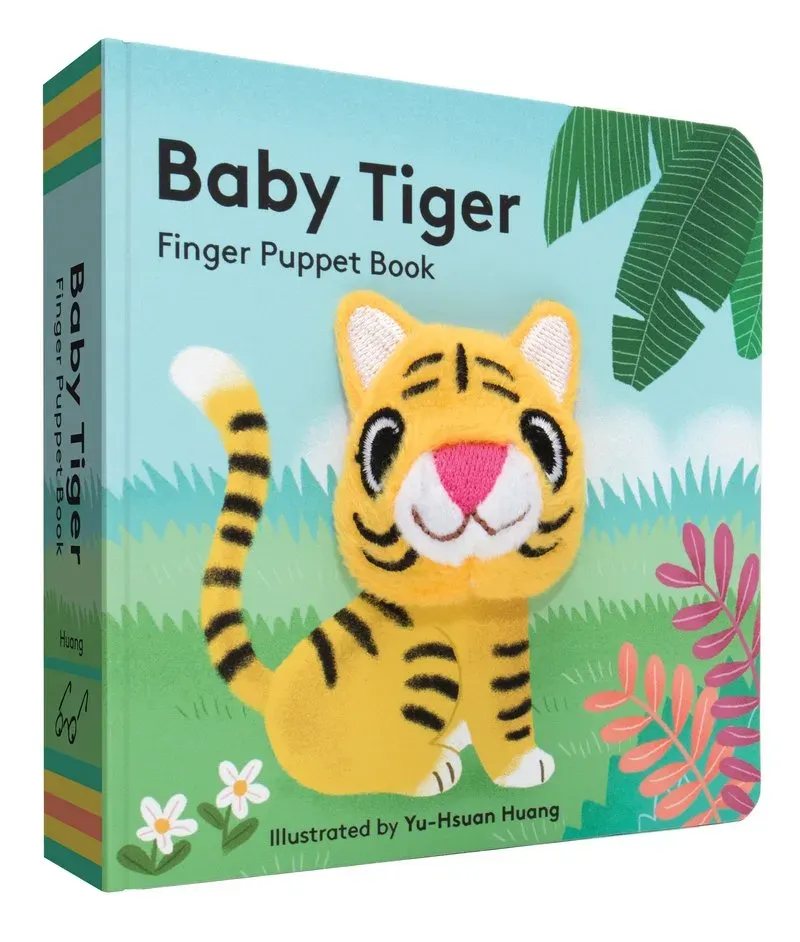 Baby Tiger fingerdukke bok peke-bok 1-2 år kosefortelling