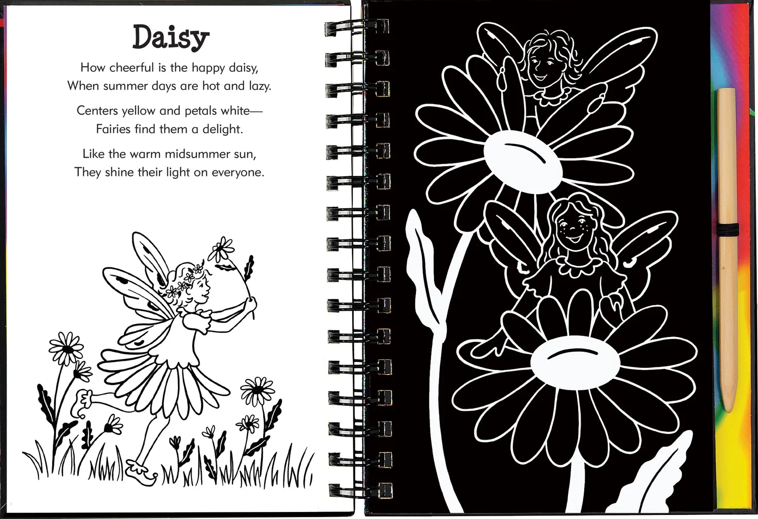 Peter Pauper Press Garden Fairies skrapebok 64 sider feer