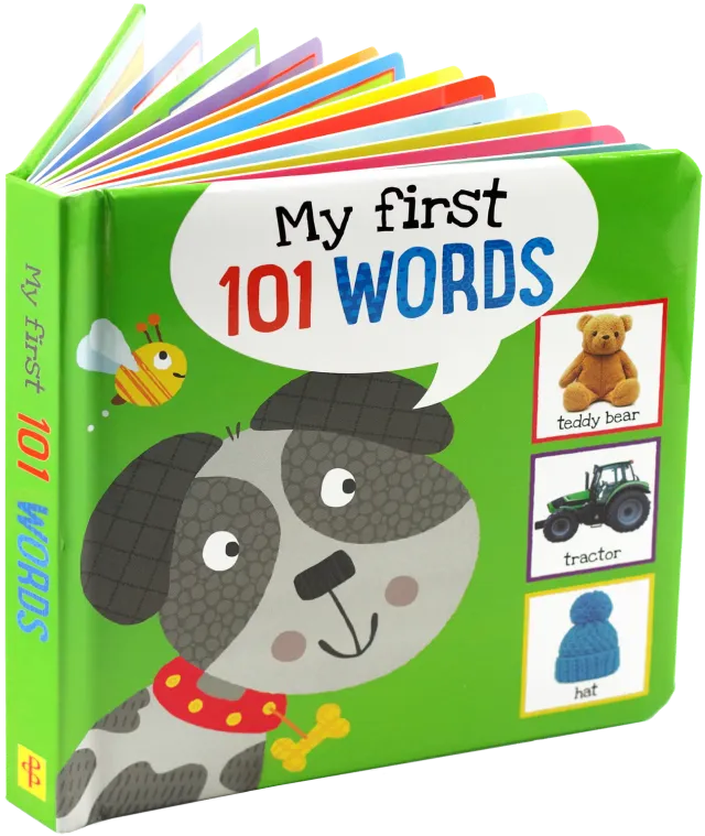 Peter Pauper Press My First 101 Words pekebok papp 0 år