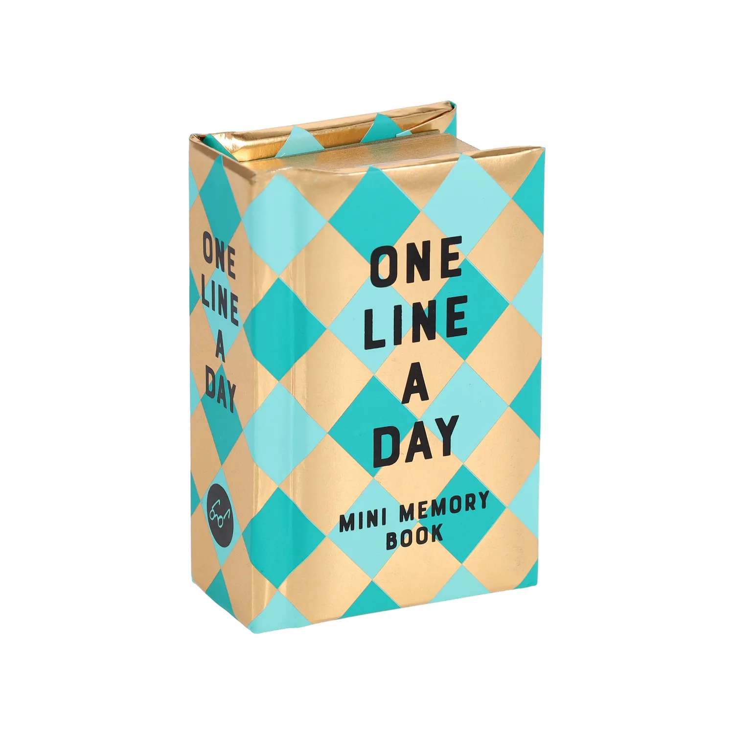 One Line a Day Mint Diamond Mini minnebok ett år
