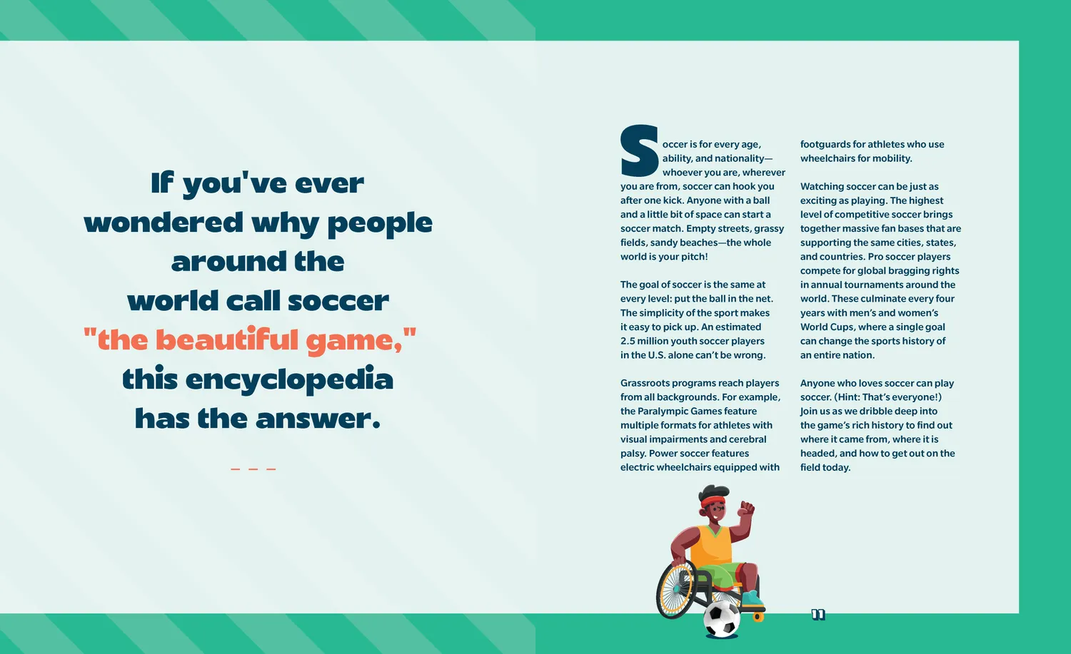 Chronicle Books The World's Best Soccer Book barnebok innbundet fotball