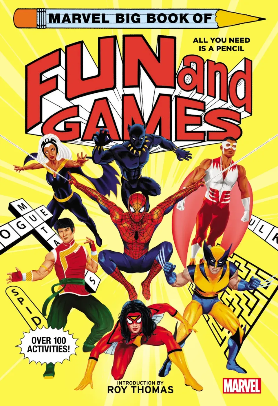 Marvel Big Book of Fun and Games aktivitetsbok heftet