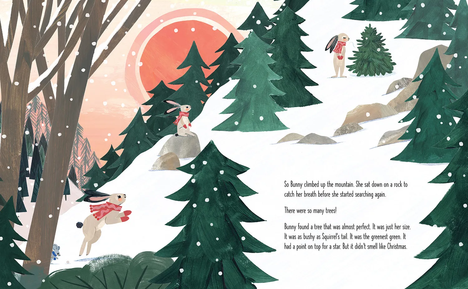 Abrams and Chronicle The Perfect Tree bildebok innbundet jul