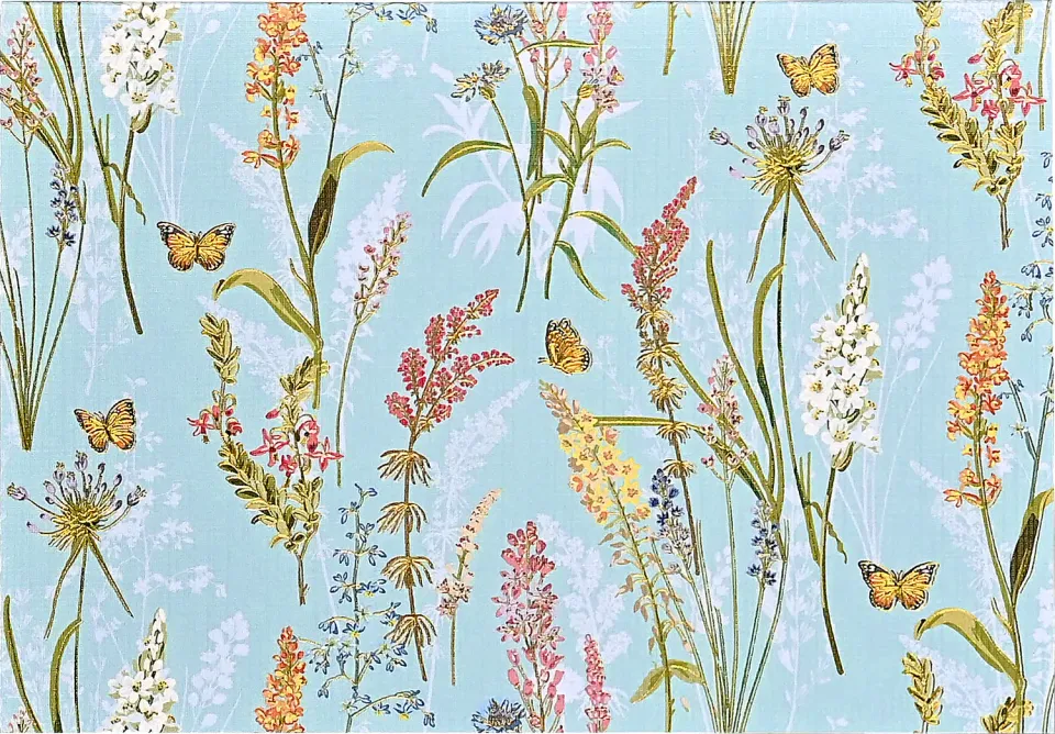 Peter Pauper Press Blooms & Butterflies notatkort 14-pk gullfolie