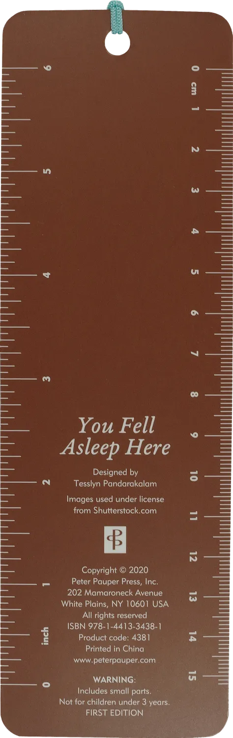 Peter Pauper Press You Fell Asleep Here bokmerke dovendyr