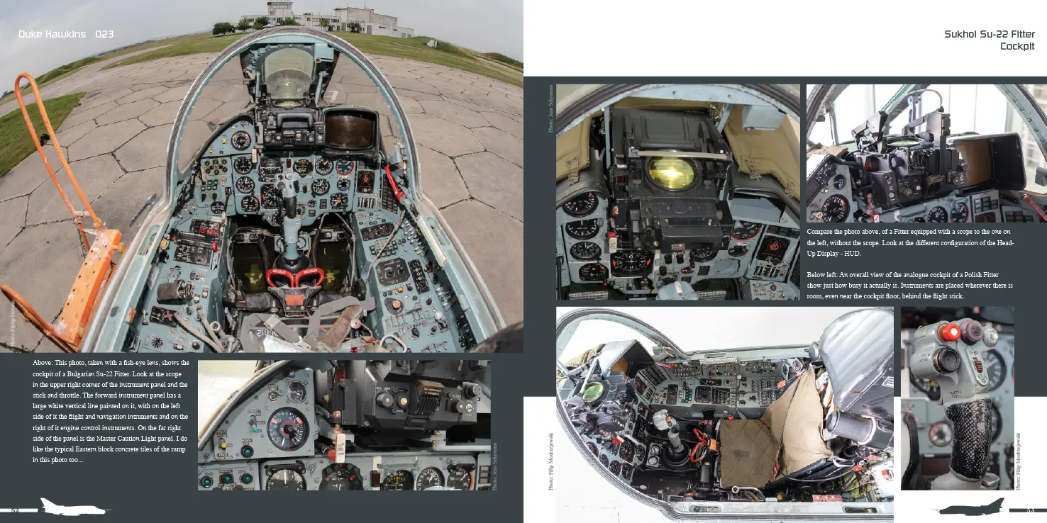 Duke Hawkins Sukhoi Su-22 Fitter bok svingvinge cockpit