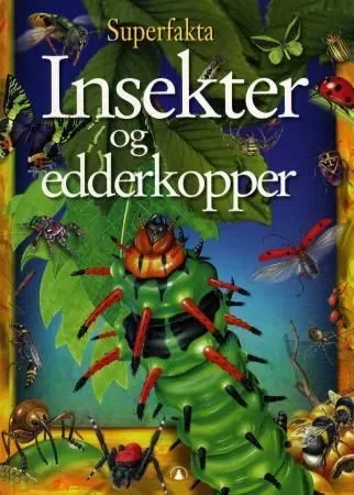 Matthew Robertson Superfakta Insekter og edderkopper bok innbundet som ny
