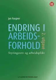 Bokia Endring i arbeidsforhold bok innbundet norsk