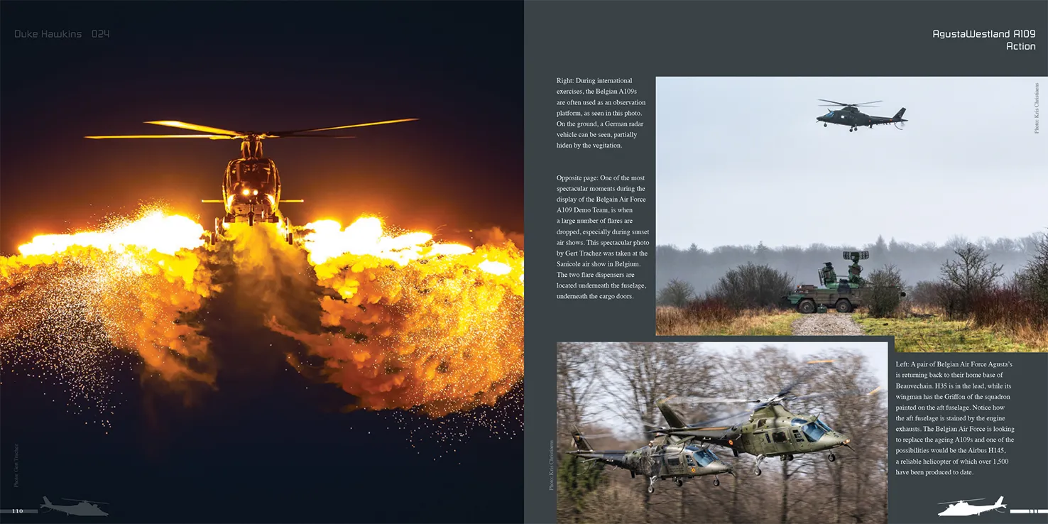 Duke Hawkins A109 helikopterbok walkaround