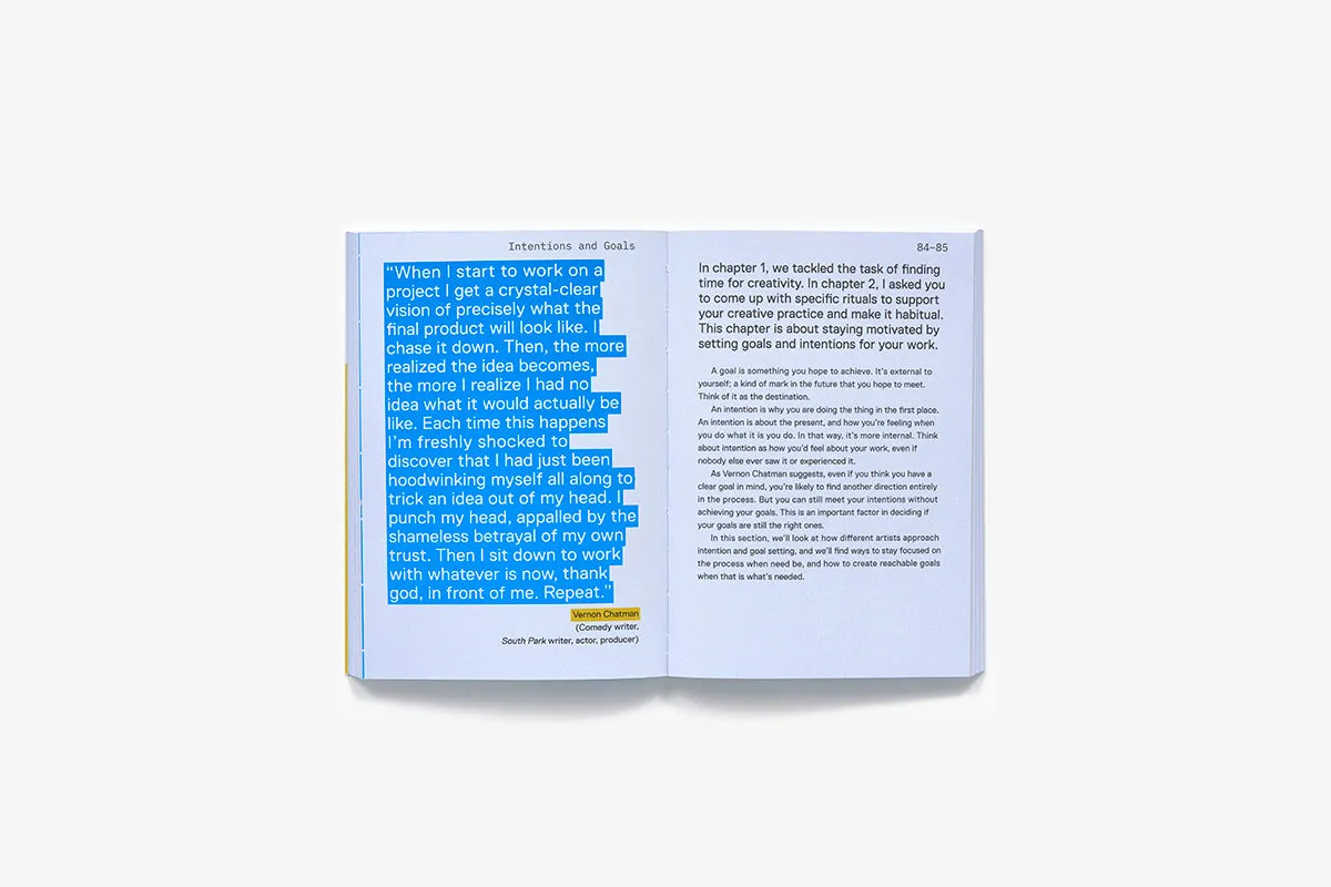 Make Time for Creativity dagbok skrivebok Brandon Stosuy