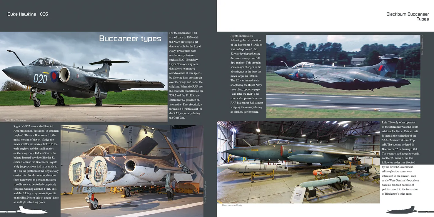 Duke Hawkins Blackburn Buccaneer bok for modellbyggere