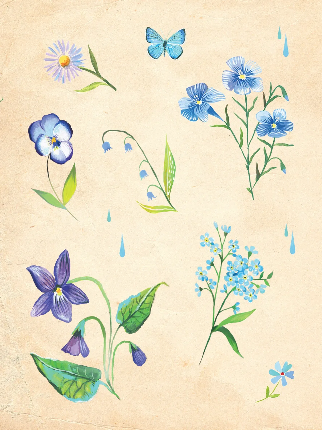 Chronicle Books Wildflower Picnic klistremerkebok 100+