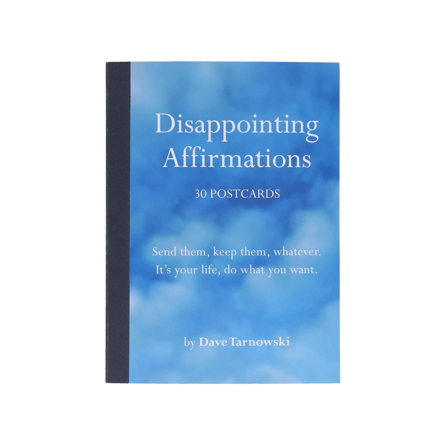 Disappointing Affirmations 30 postkortbok humor gave