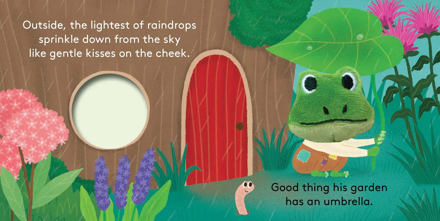 Abrams Little Cottage Frog pekebok fingerdukke baby