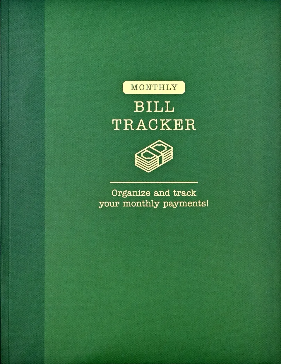 Peter Pauper Press Monthly Bill Tracker regningsbok 108 sider