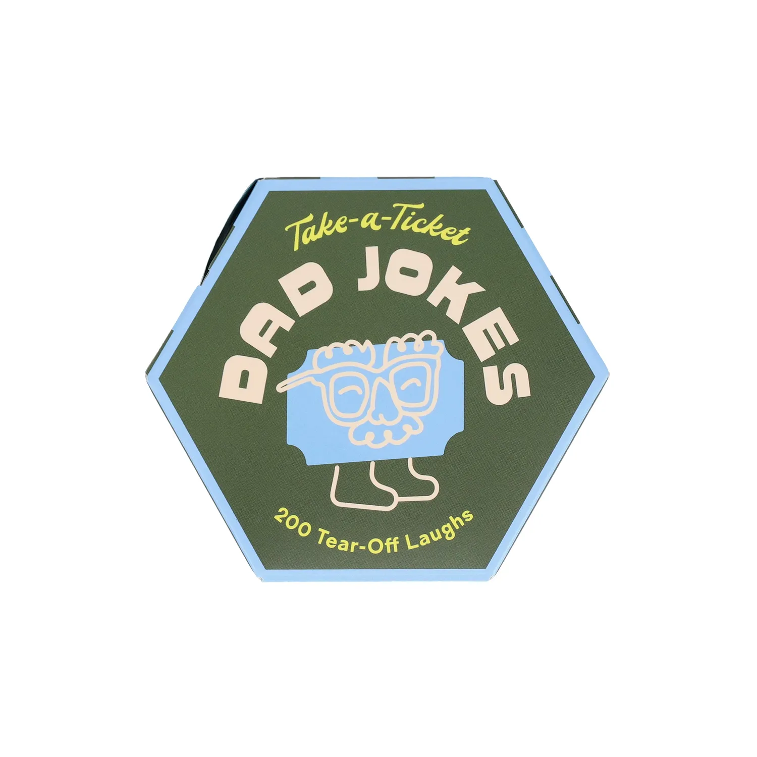 Chronicle Books Take-a-Ticket Dad Jokes 200 vitseske